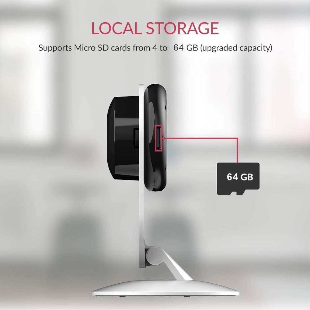YI 4pc Security Home Camera 1080p 2.4G WiFi Night Vision 2-Way Audio - Picture 3 of 7